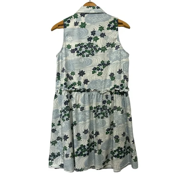 Tuckernuck Royal Shirtdress Coastal Preppy Province Breeze Floral Print Blue S - Picture 11 of 15